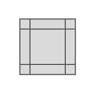 Four Seasons Square Mirror by Porada | room service 360°