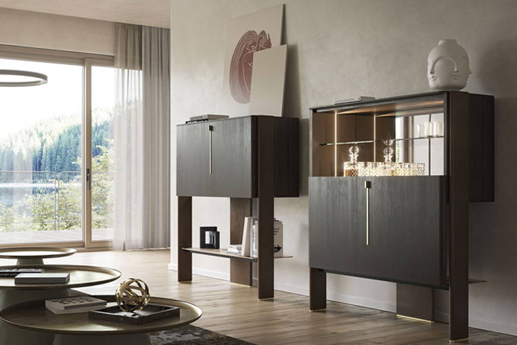 bar cabinets + carts