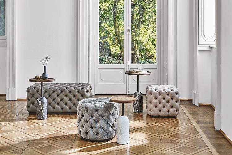 ottomans + stools