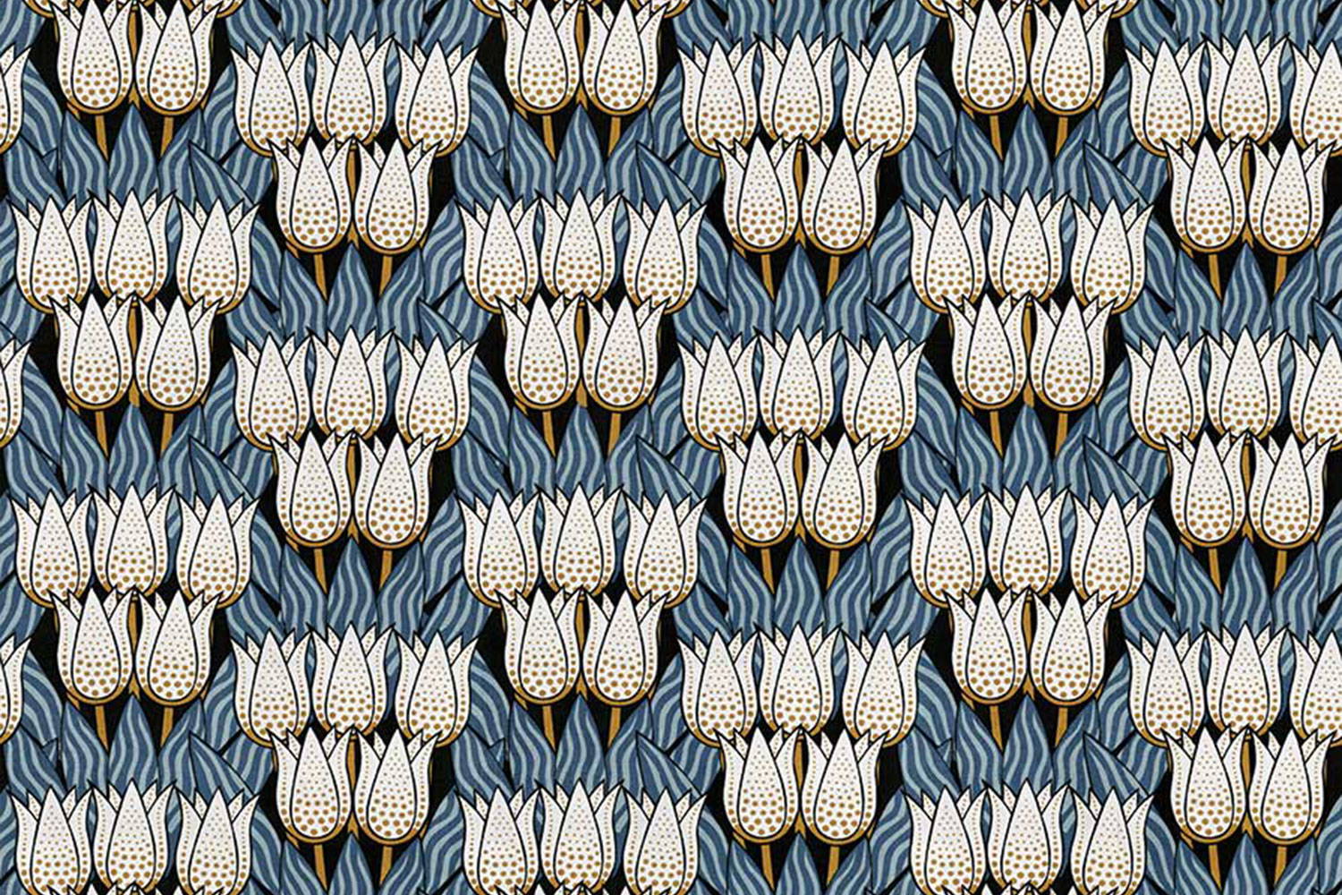 Spotty Tulips 17012 wallpaper in 17012_1 color