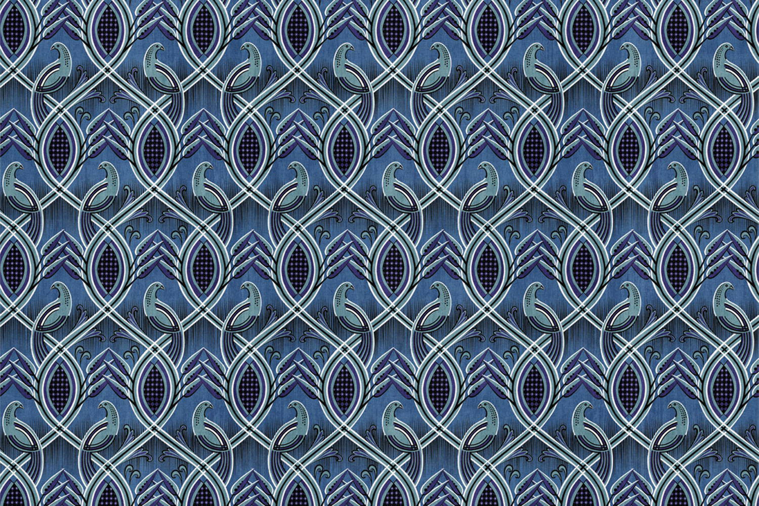 Bluebirds 17015 wallpaper in 17015_1 color