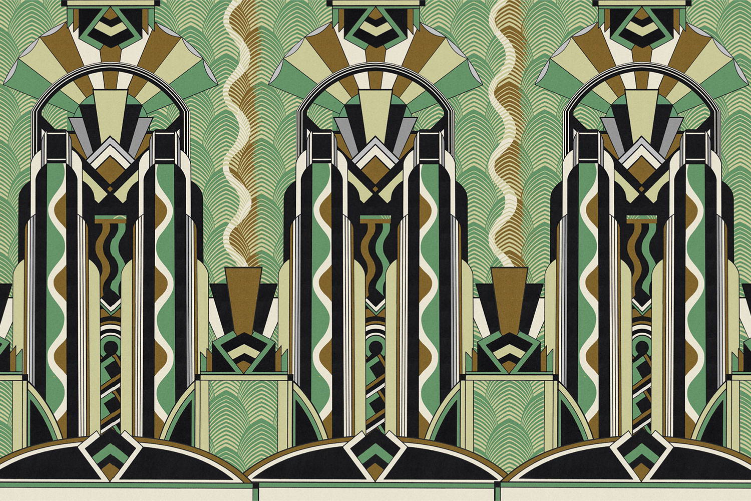 Deco Jungle 17020 wallpaper in 17020_1 color