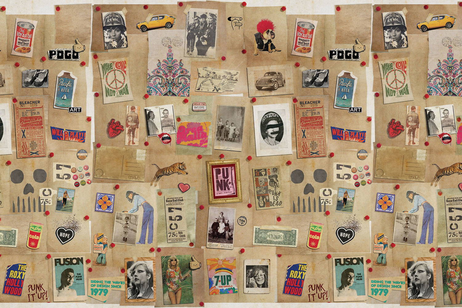 Seventies 17025 wallpaper in 17025_1 color