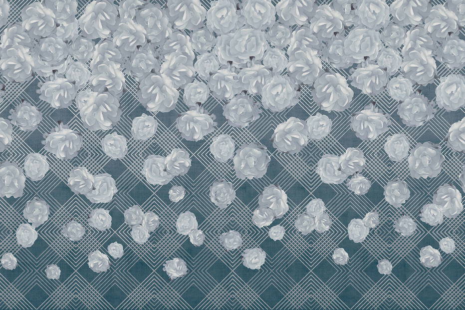 Flowerfall 17035 wallpaper in 17035_1 color