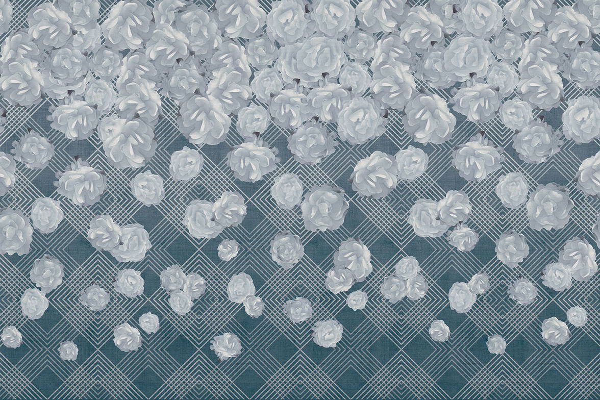 Flowerfall 17035 wallpaper in 17035_1 color Flowerfall 17035 wallpaper in 17035_1 color