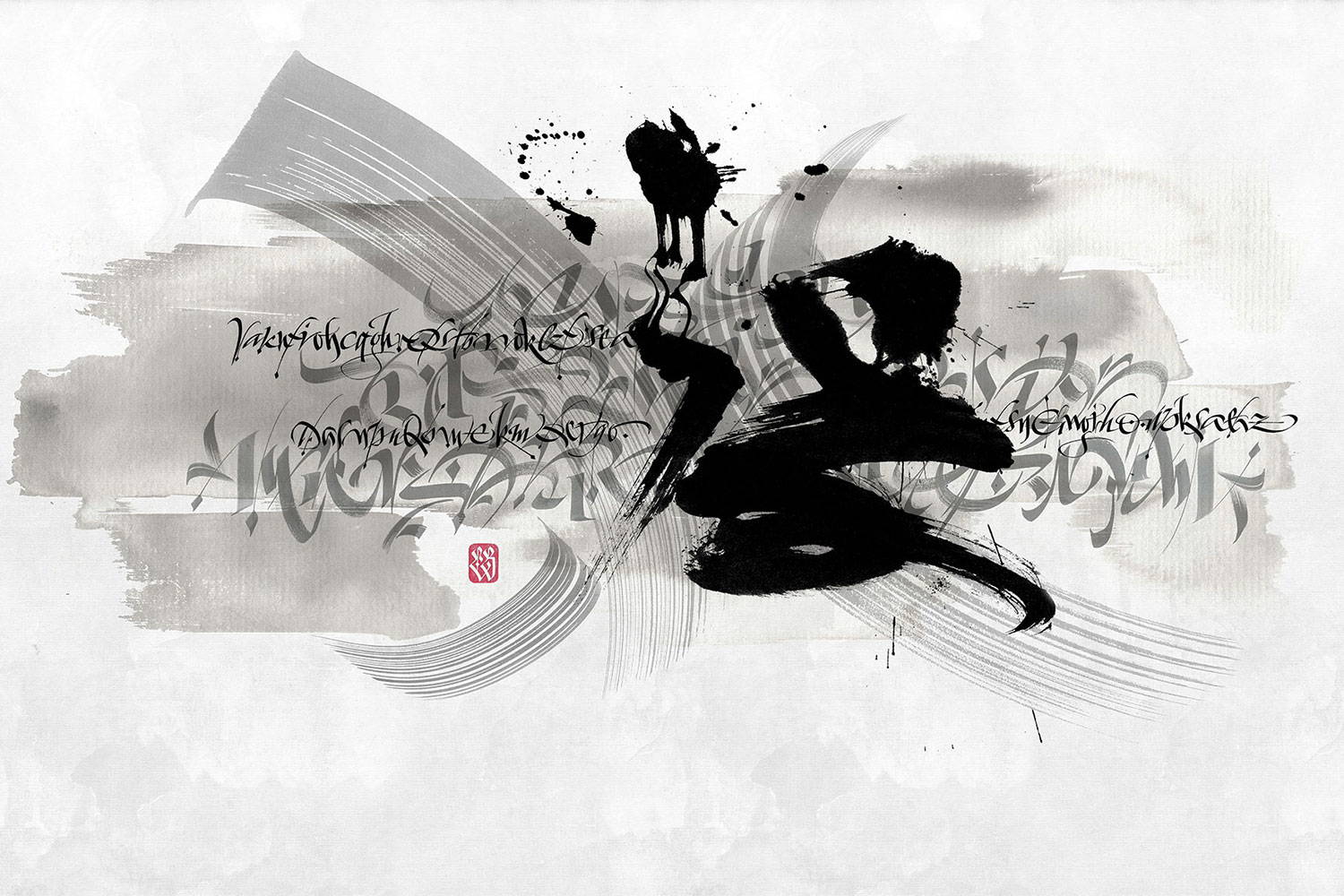 Astratto I 17039 wallpaper in 17039_1 color