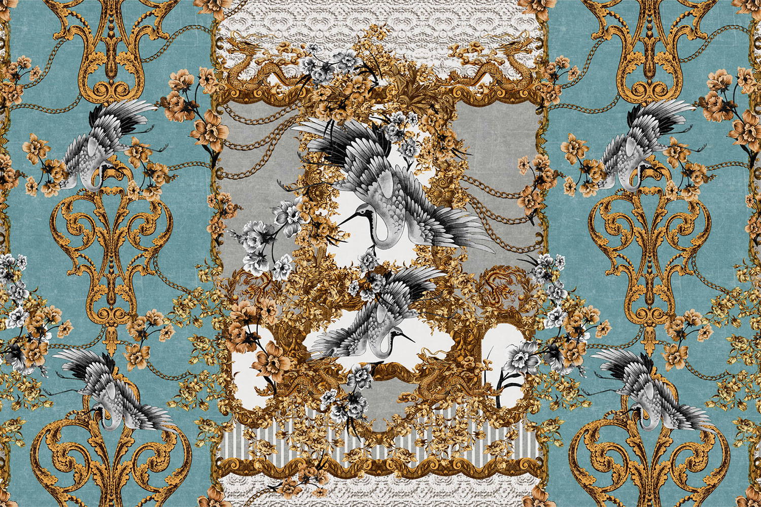 East Meets West 17062 wallpaper in 17062_1 color