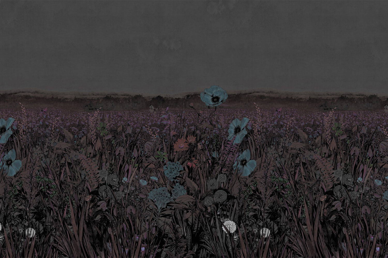 King Poppy 18057 wallpaper in 18057_1 color
