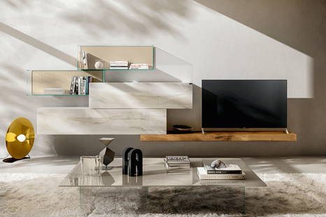 36e8 0876 Wall Unit by Daniele Lago for Lago.
