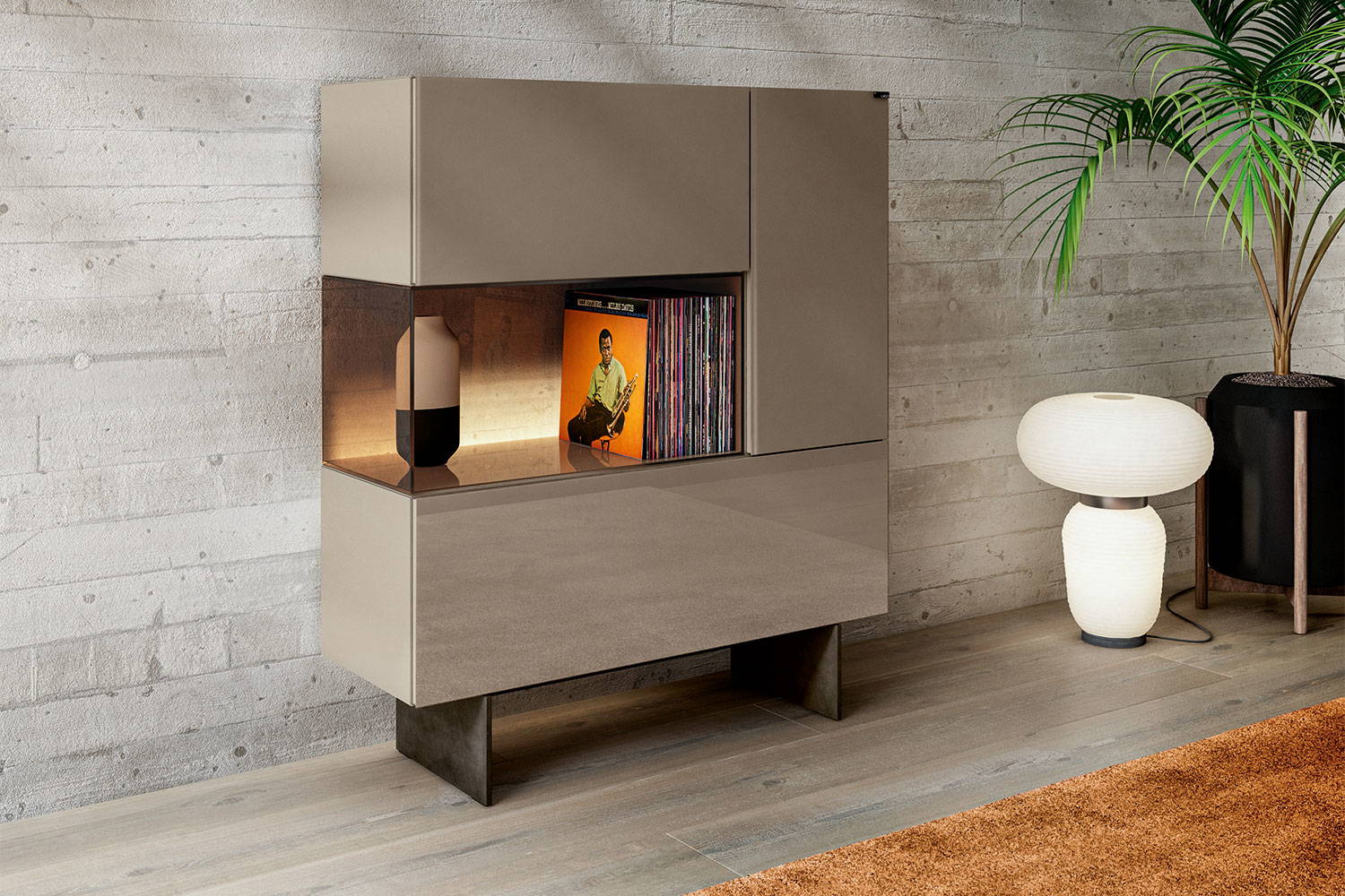 36e8 1350 cupboard by Daniel Lago for Lago