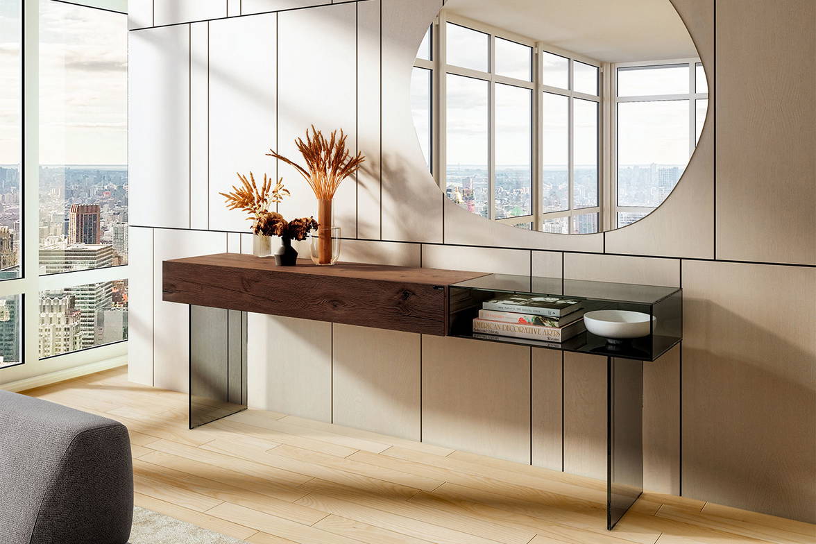 36e8 1364 console table by Daniele Lago for Lago 36e8 1364 console table by Daniele Lago for Lago
