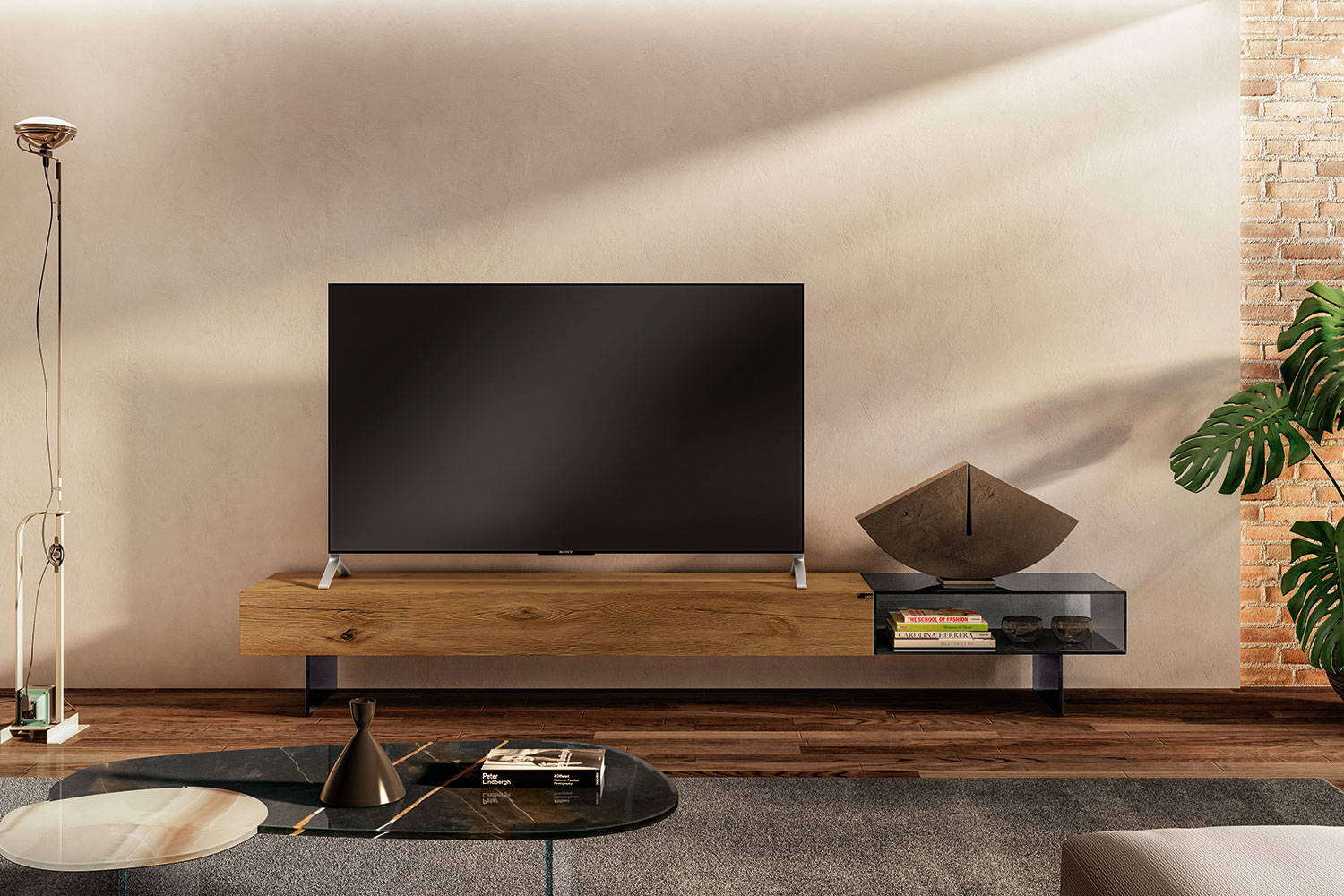 36e8 1406 TV stand by Daniele Lago for Lago