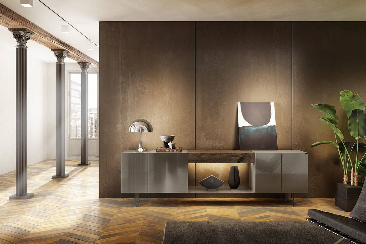 The 36e8 2105 Sideboard by Daniele Lago for Lago. The 36e8 2105 Sideboard by Daniele Lago for Lago.