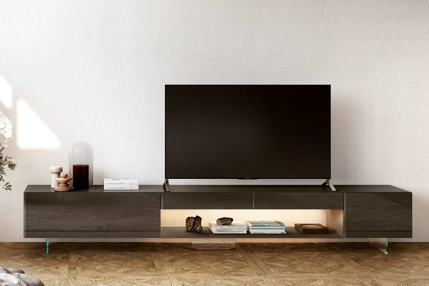 The 36e8 2146 TV Stand by Daniele Lago for Lago.