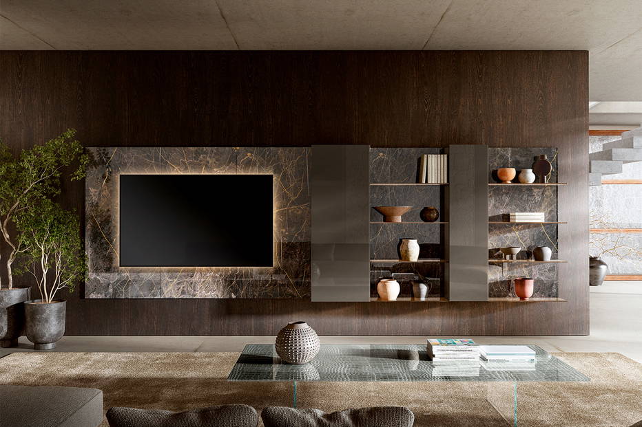 36e8 2156 Boiserie Wall Unit