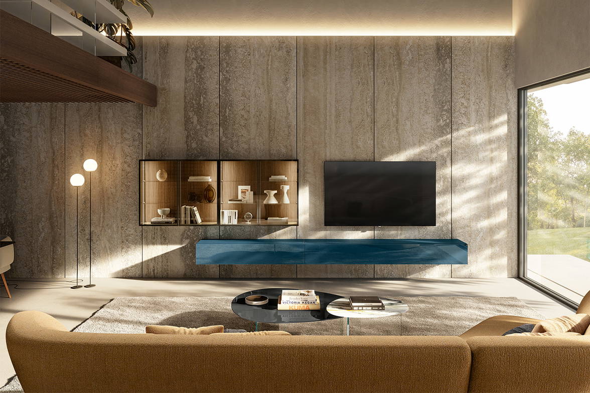 The 36e8 2876 Wall Unit by Daniele Lago for Lago. The 36e8 2876 Wall Unit by Daniele Lago for Lago.