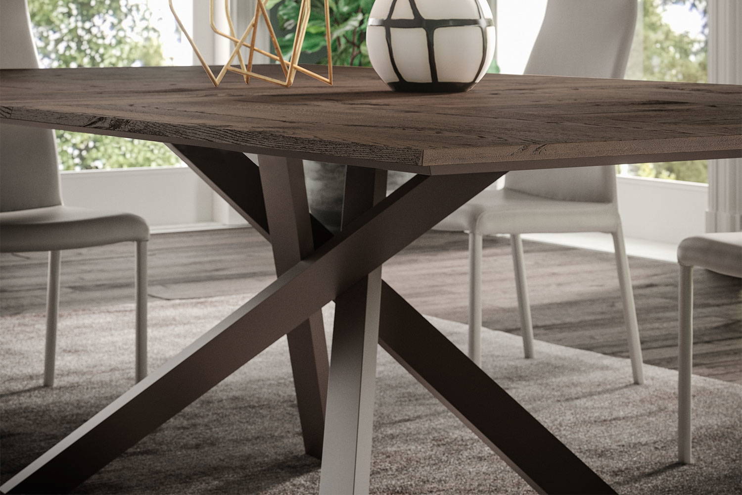 4x4 Dining Table by Ozzio Italia | room service 360°