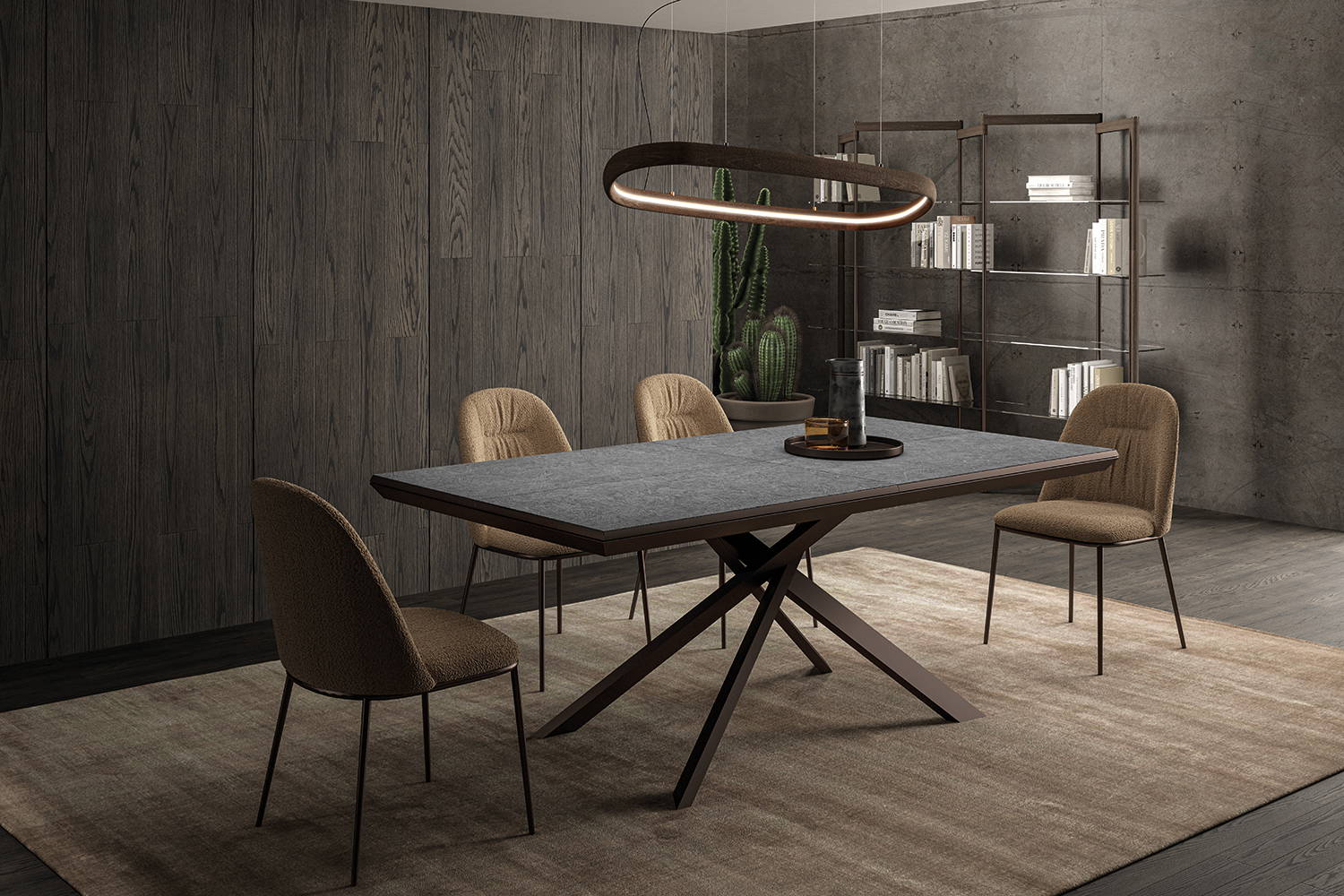 4x4 Dining Table by Ozzio Italia | room service 360°