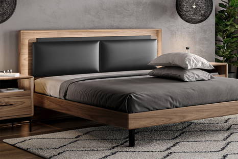 Contour Headboard Cushion on Up-Linq Bed