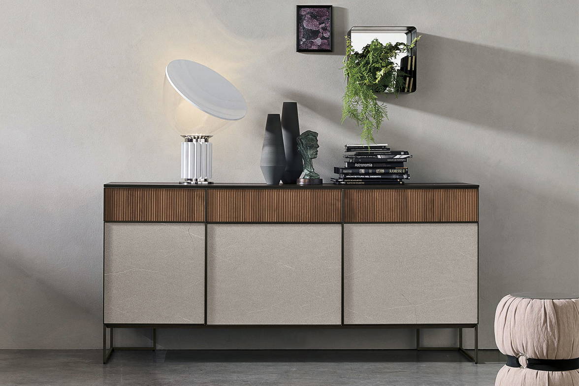 Vinci A04 sideboard with fronts in laminate finish Vinci A04 sideboard with fronts in laminate finish