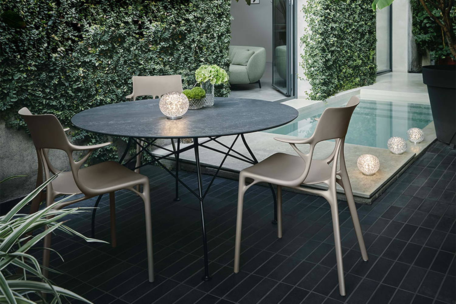 A.I. Dining Chair (Set of 2) by Kartell | room service 360°