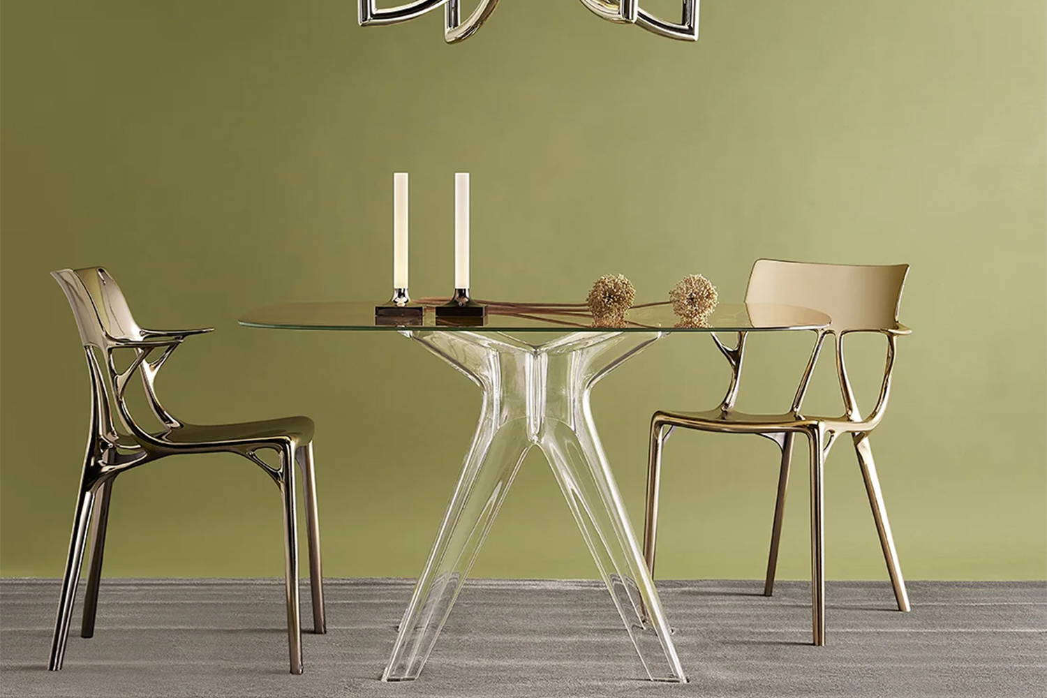 Kartell made in Italy Ai char カルテル A.I. Dining Chair (Set of 2) by Kartell | room service 360°