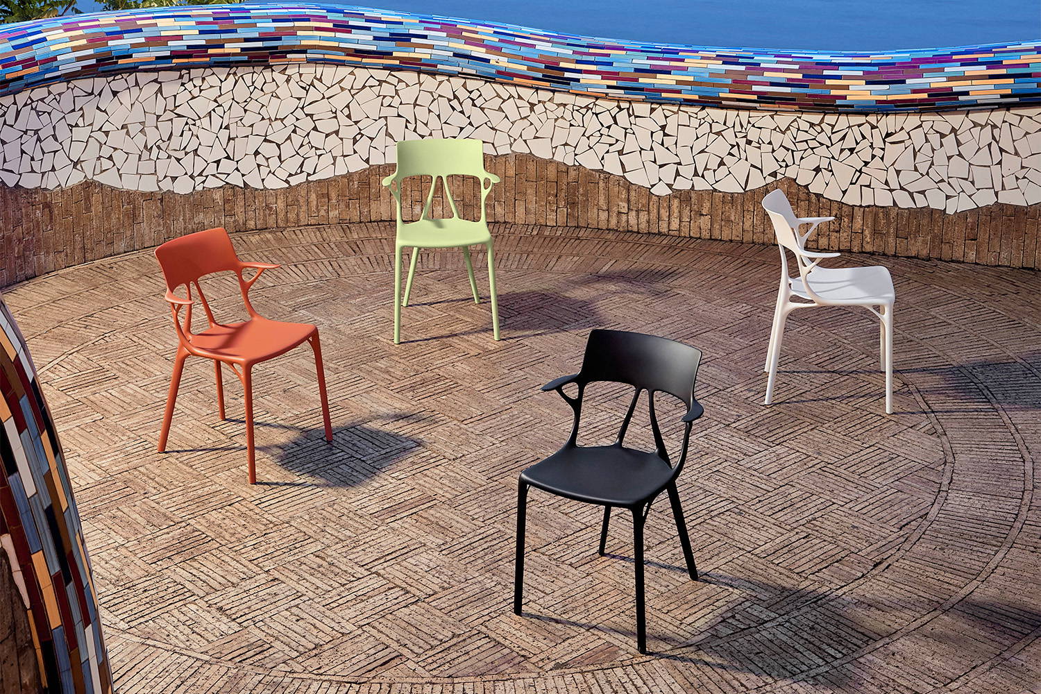 Kartell made in Italy Ai char カルテル A.I. Dining Chair (Set of 2) by Kartell | room service 360°