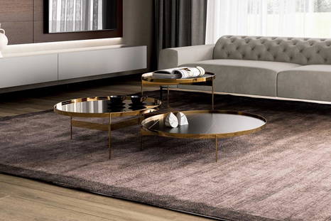 Abaco glass coffee tables by Pianca