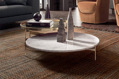 Abaco marble coffee tables by Pianca