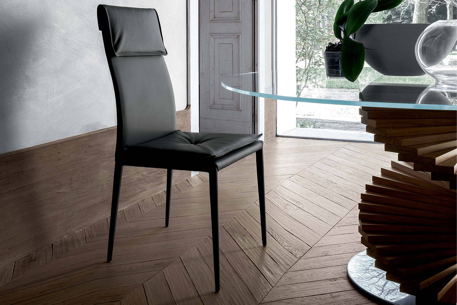 Adria dining chair by Tonin Casa