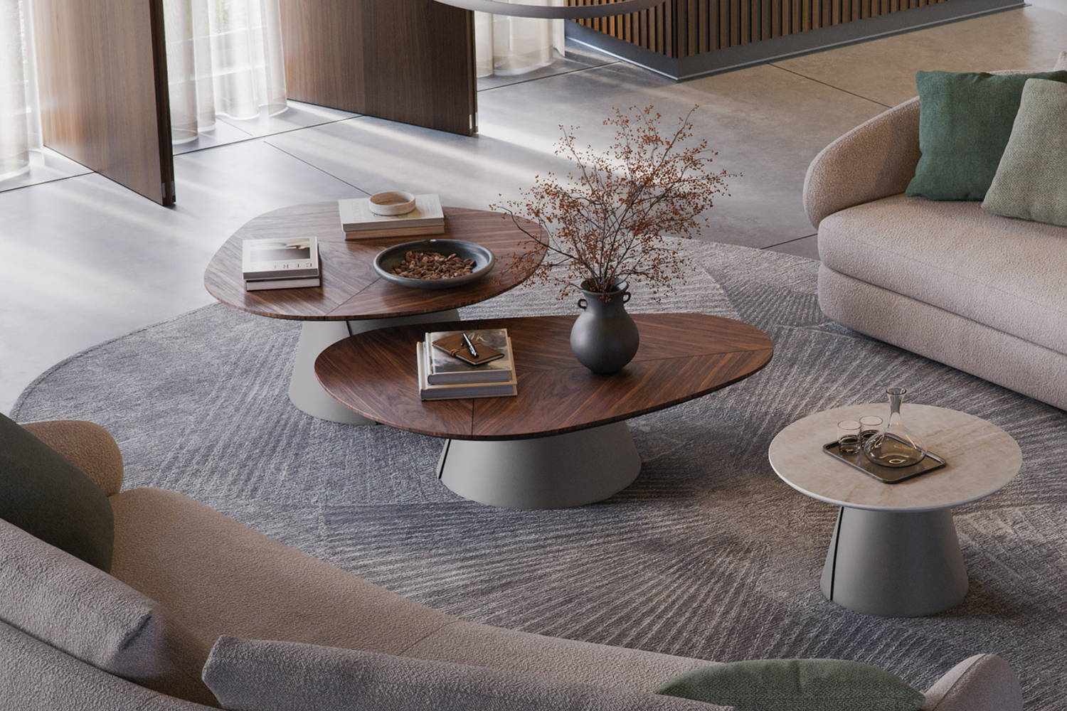 Adrian Wood Coffee Table by Cattelan Italia | room service 360°