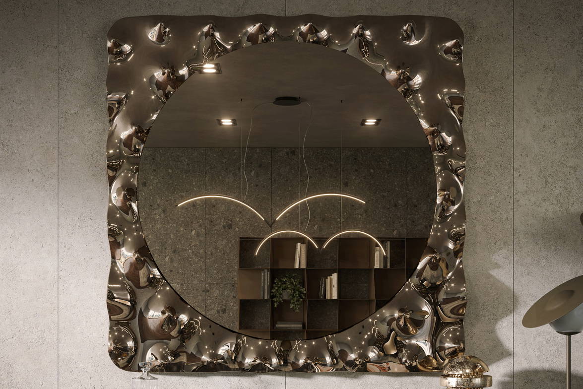 Afrodite Maxi Mirror from Tonin Casa Afrodite Maxi Mirror from Tonin Casa