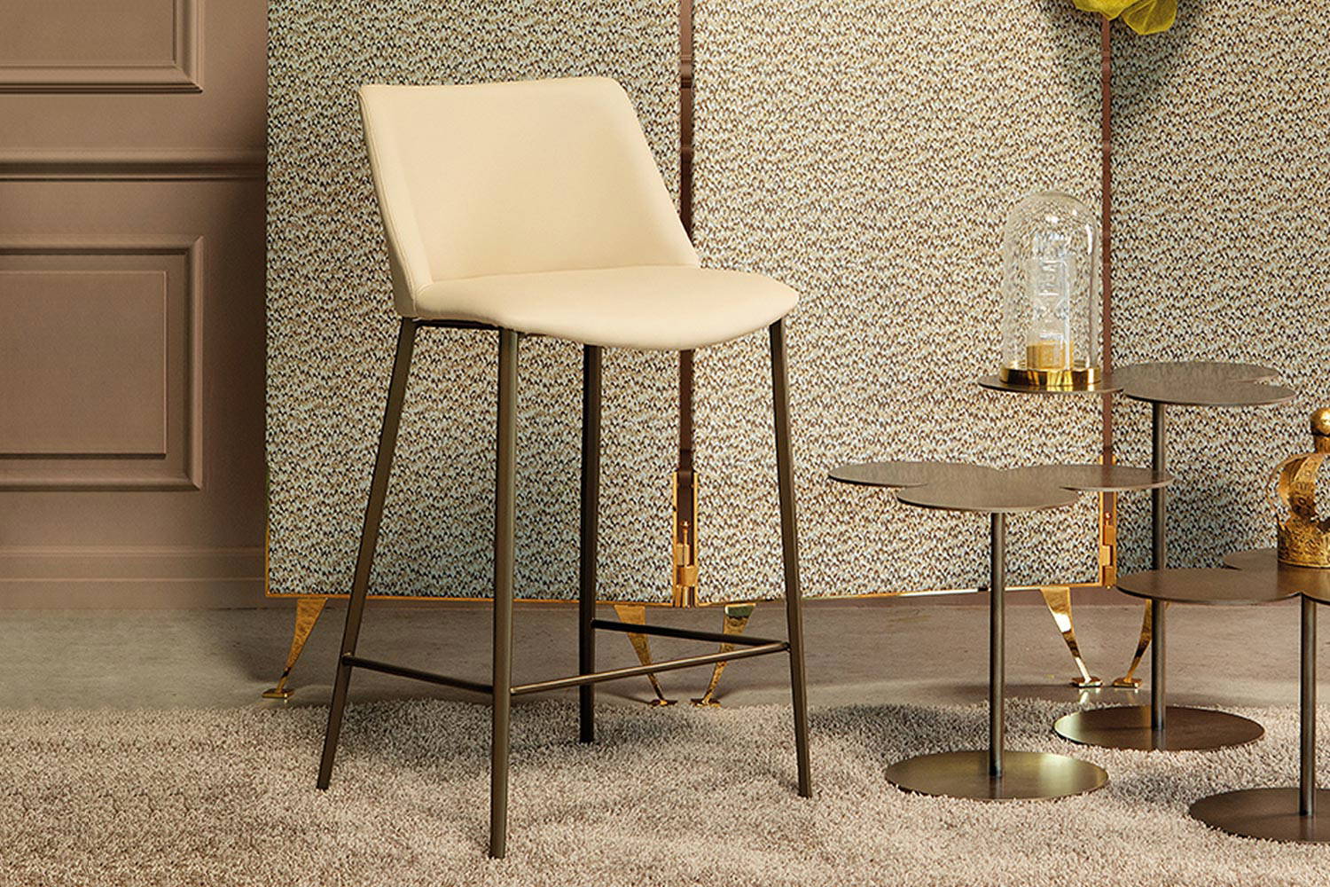Agata bar stool by Tonin Casa