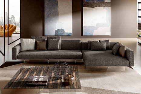 Air 0818 Sectional Sofa with Chaise