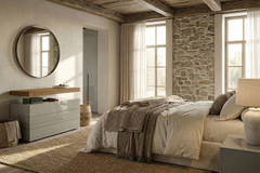 The Air 2140 dresser is pictured in a bedroom setting.