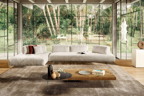 Air Soft Free 1916 Sectional Sofa with Chaise