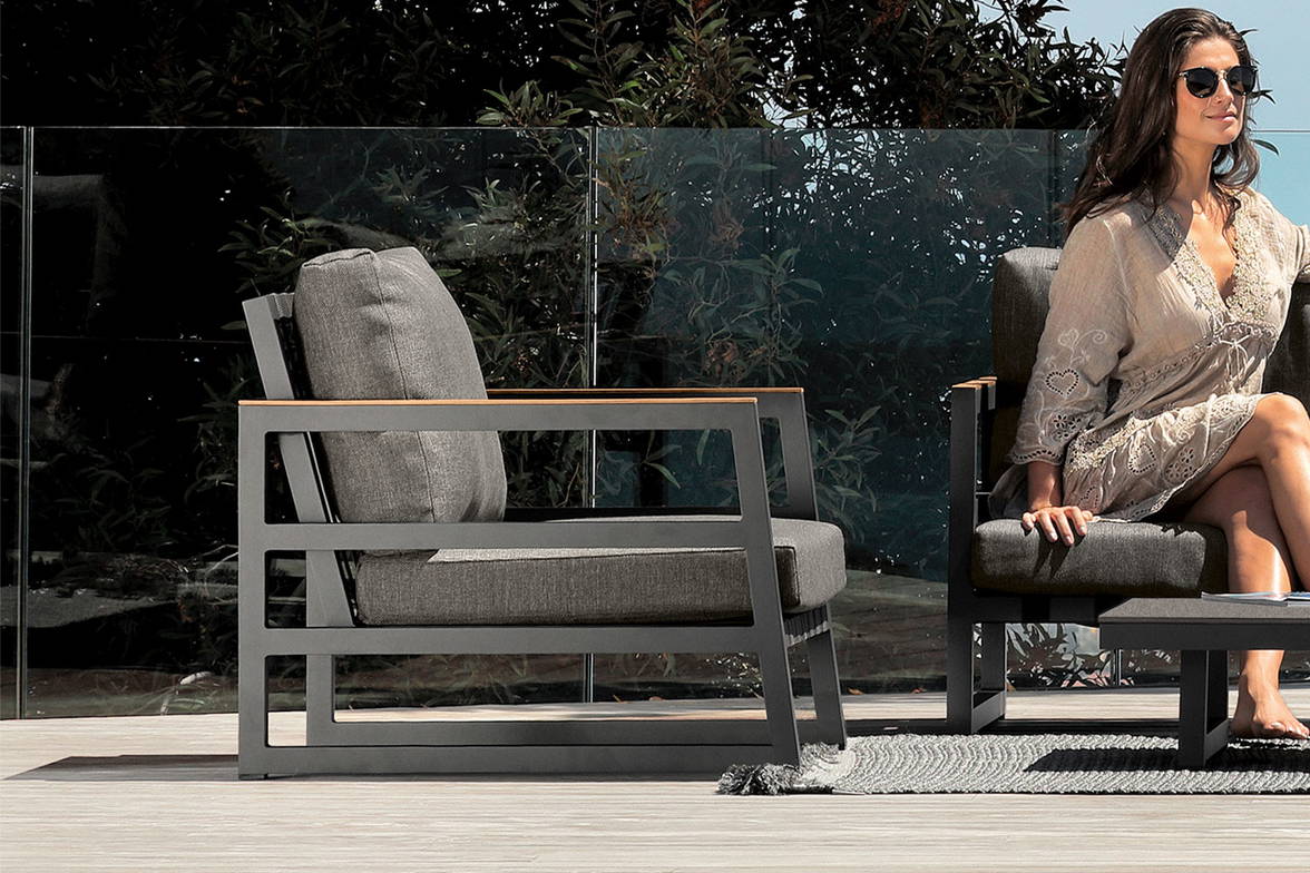 Alabama Alu lounge chair by Talenti Alabama Alu lounge chair by Talenti