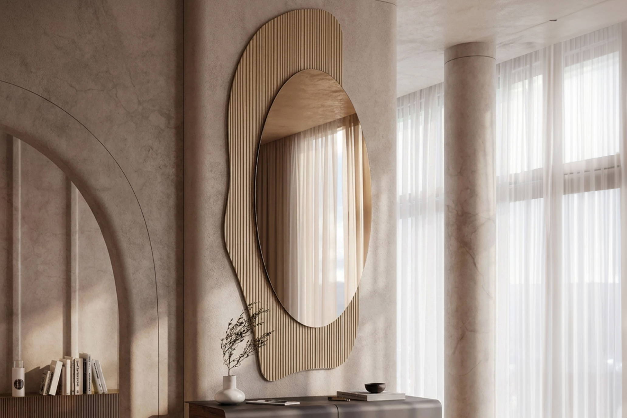 Alchimia Mirror from Tonin Casa