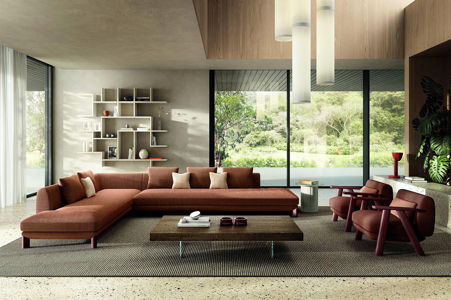 Altana Corner Sectional Sofa With Peninsula