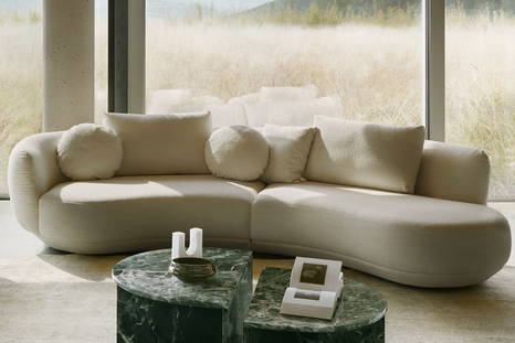 The Amalfi Curved Sectional by Nicoline Italia.