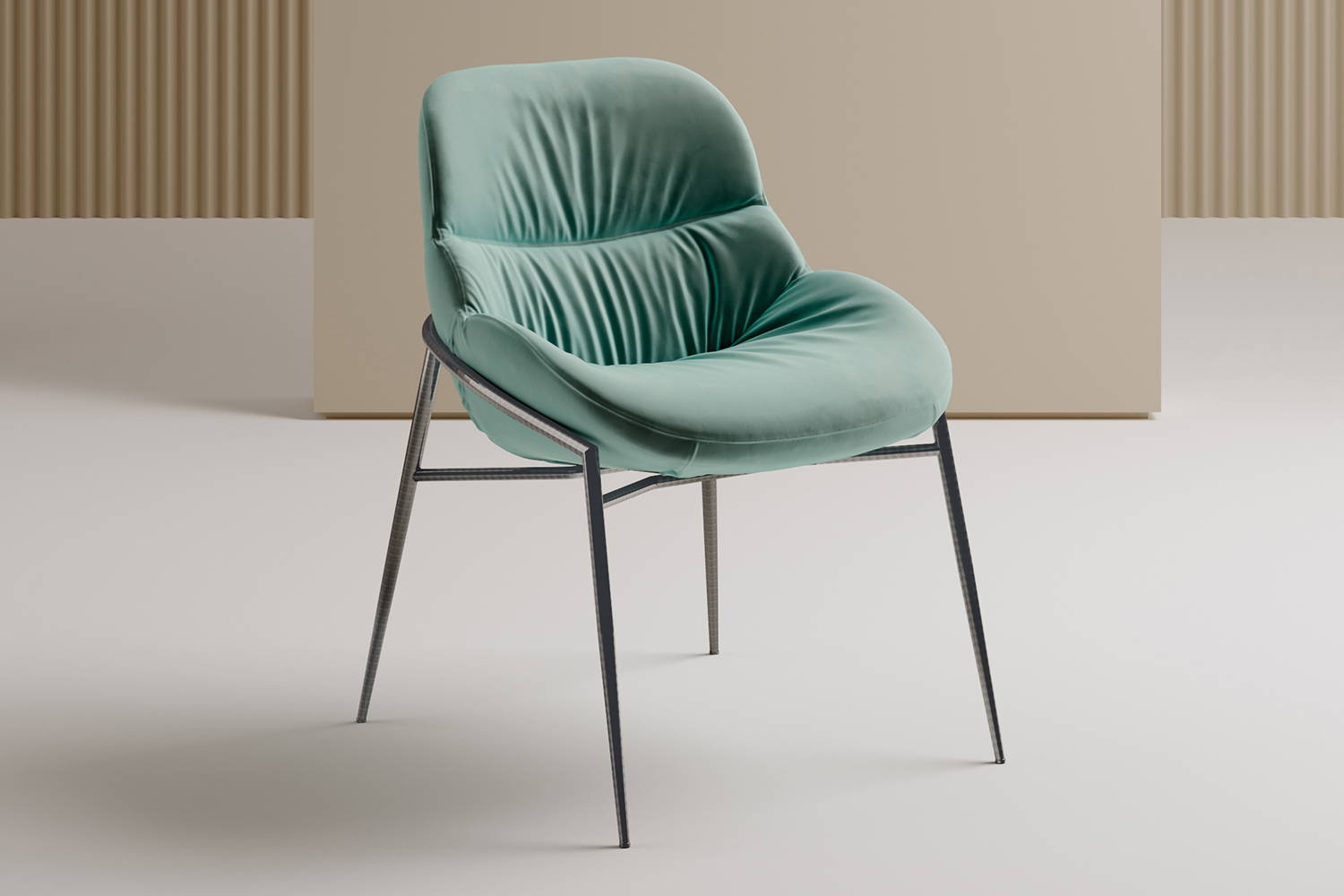 Amelie dining chair extended frame version