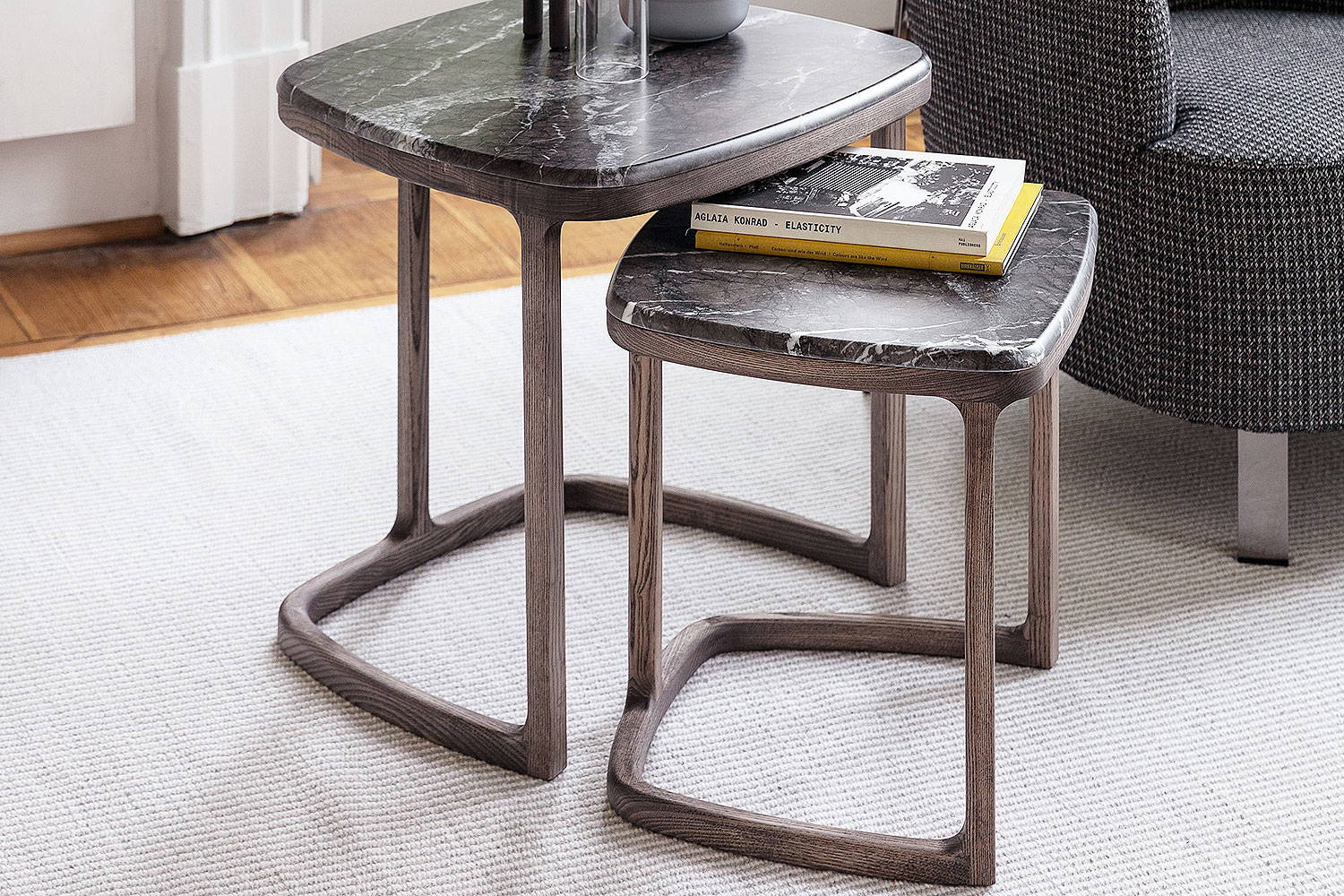 Antigone end tables by Porada