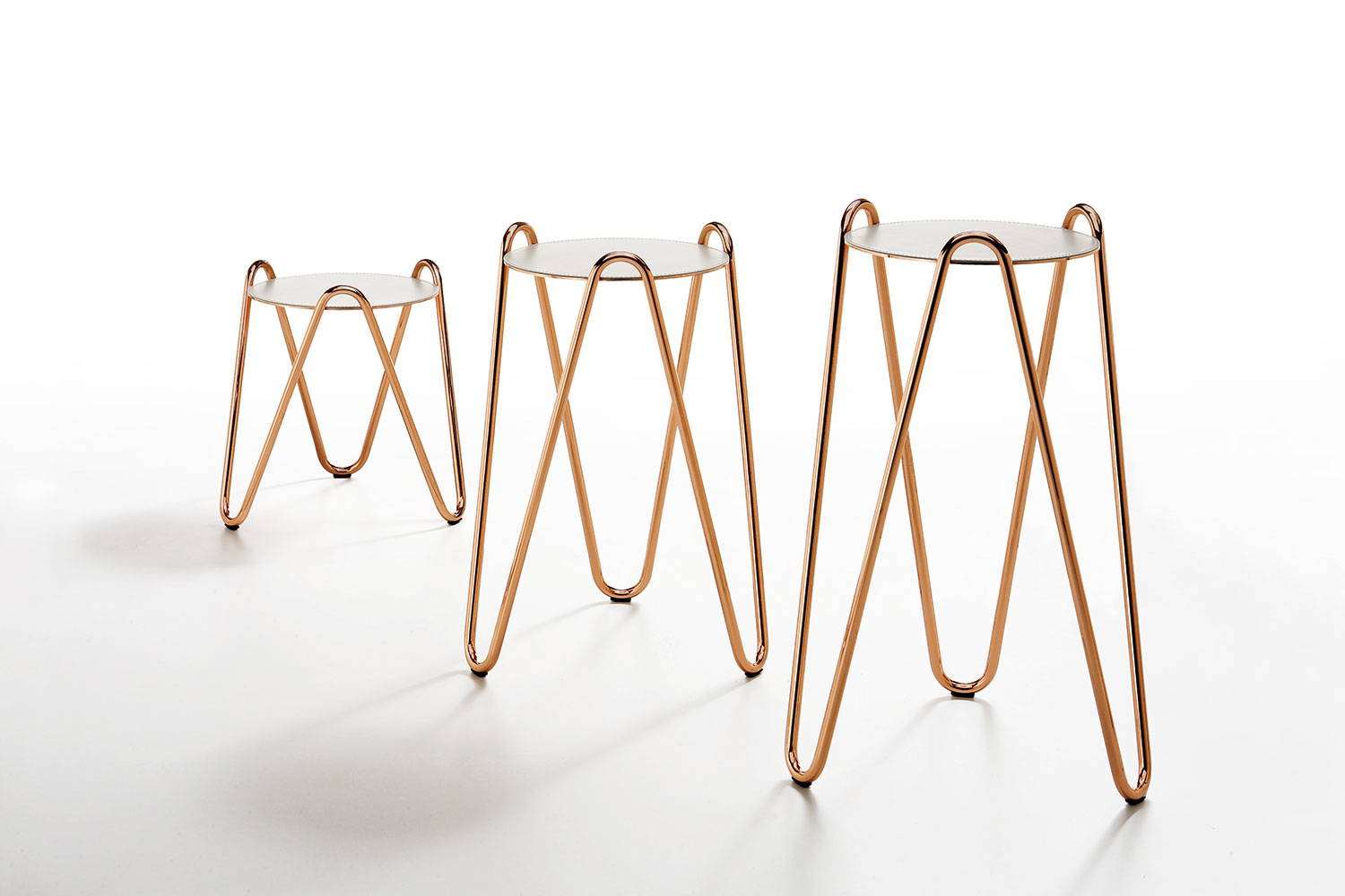 Apelle end tables by Midj in different sizes 