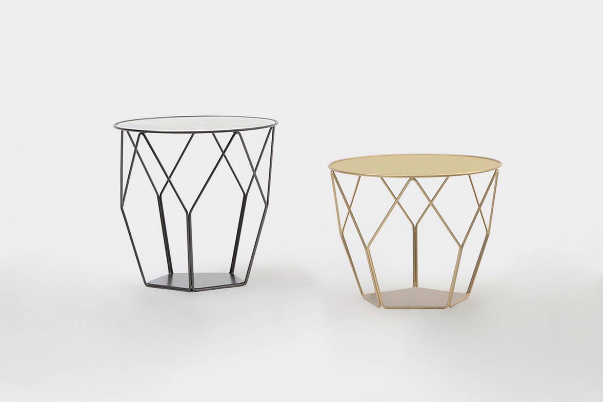 Arbor end tables with solid bases by Bonaldo Arbor end tables with solid bases by Bonaldo