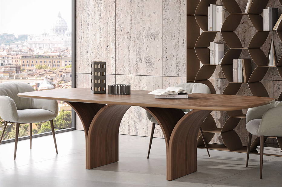 Arco Premium Wood Dining Table