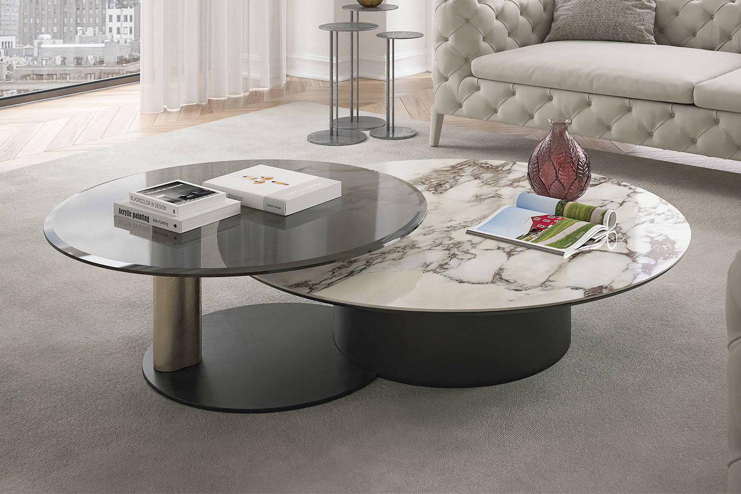 Arena Keramik Bond Coffee Table by Cattelan Italia