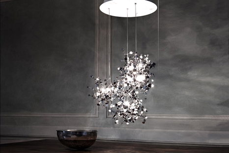 Argent 4pc Round Pendant Light
