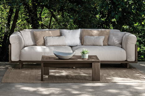 Argo wood sofa by Talenti