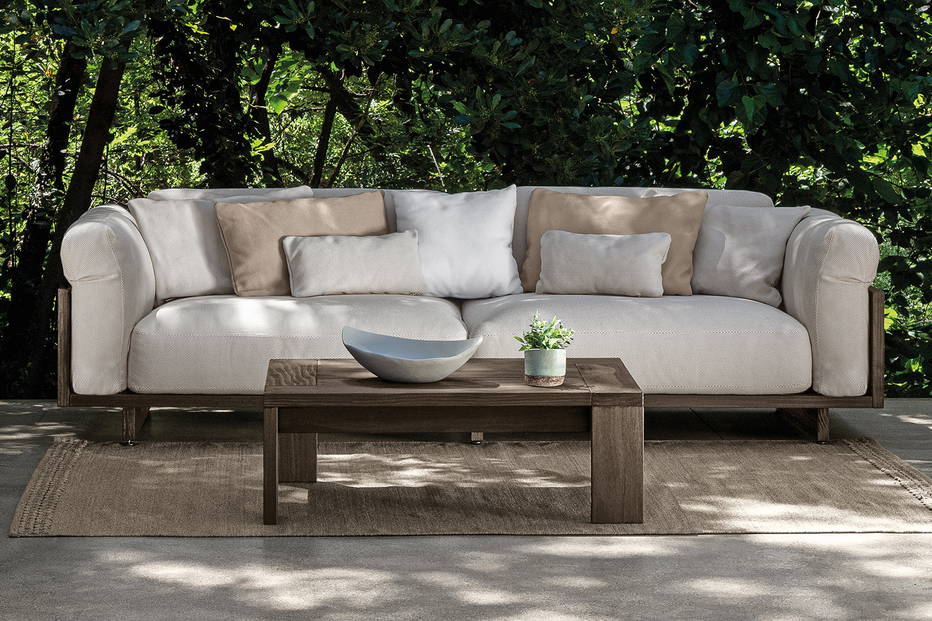 Argo wood sofa by Talenti
