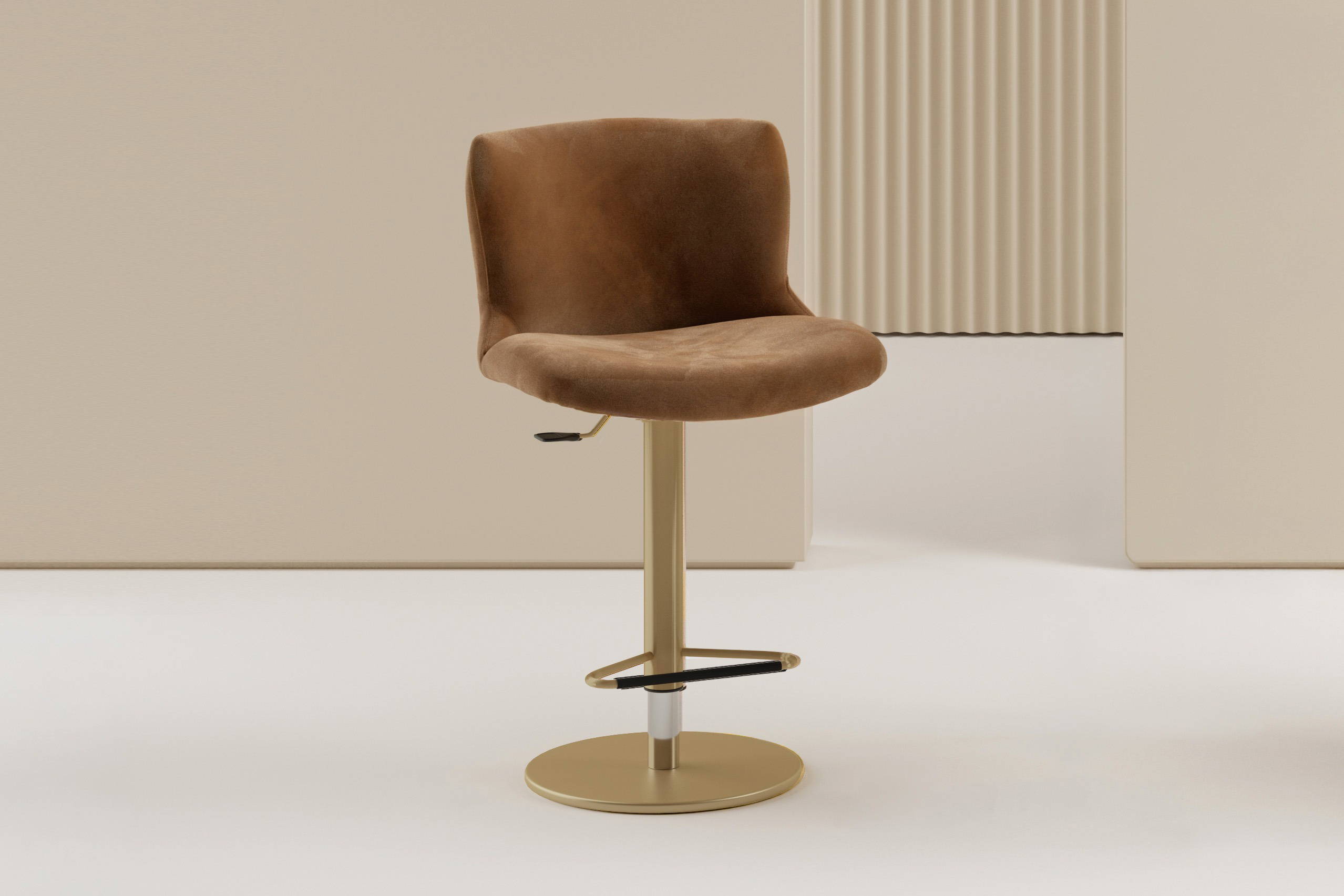 Ariel Adjustable Bar Stool